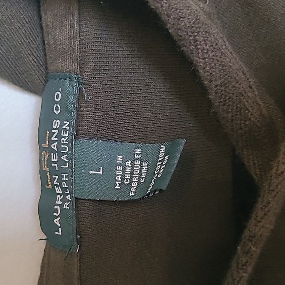 Lauren Ralph Lauren green hooded Shirt - Picture 2 of 4